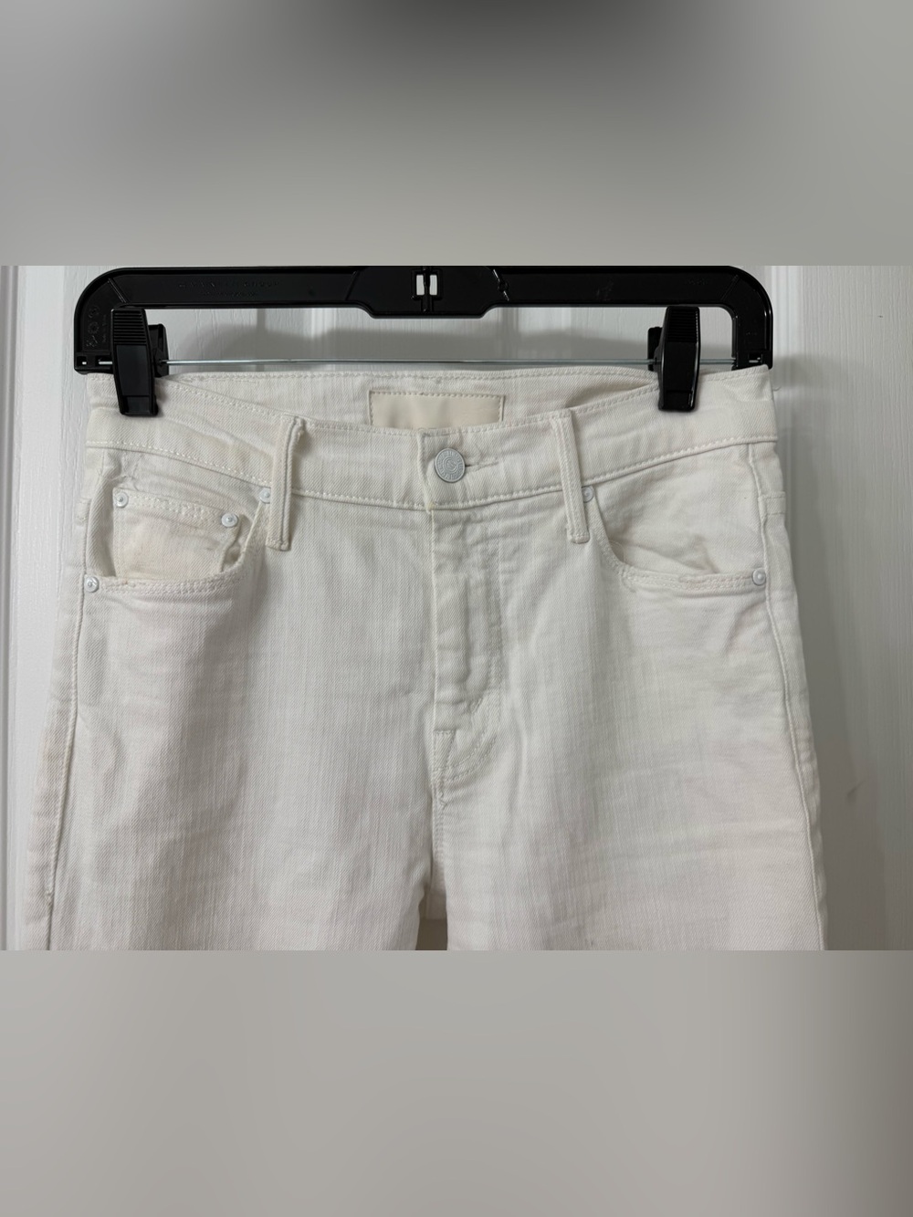 Mother Size 25 White High-Rise Flare Jeans - Picture 2 of 6